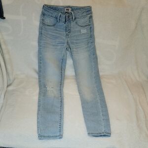 Girl's Soft Blue Skinny Jeans Size 10 SONOMA